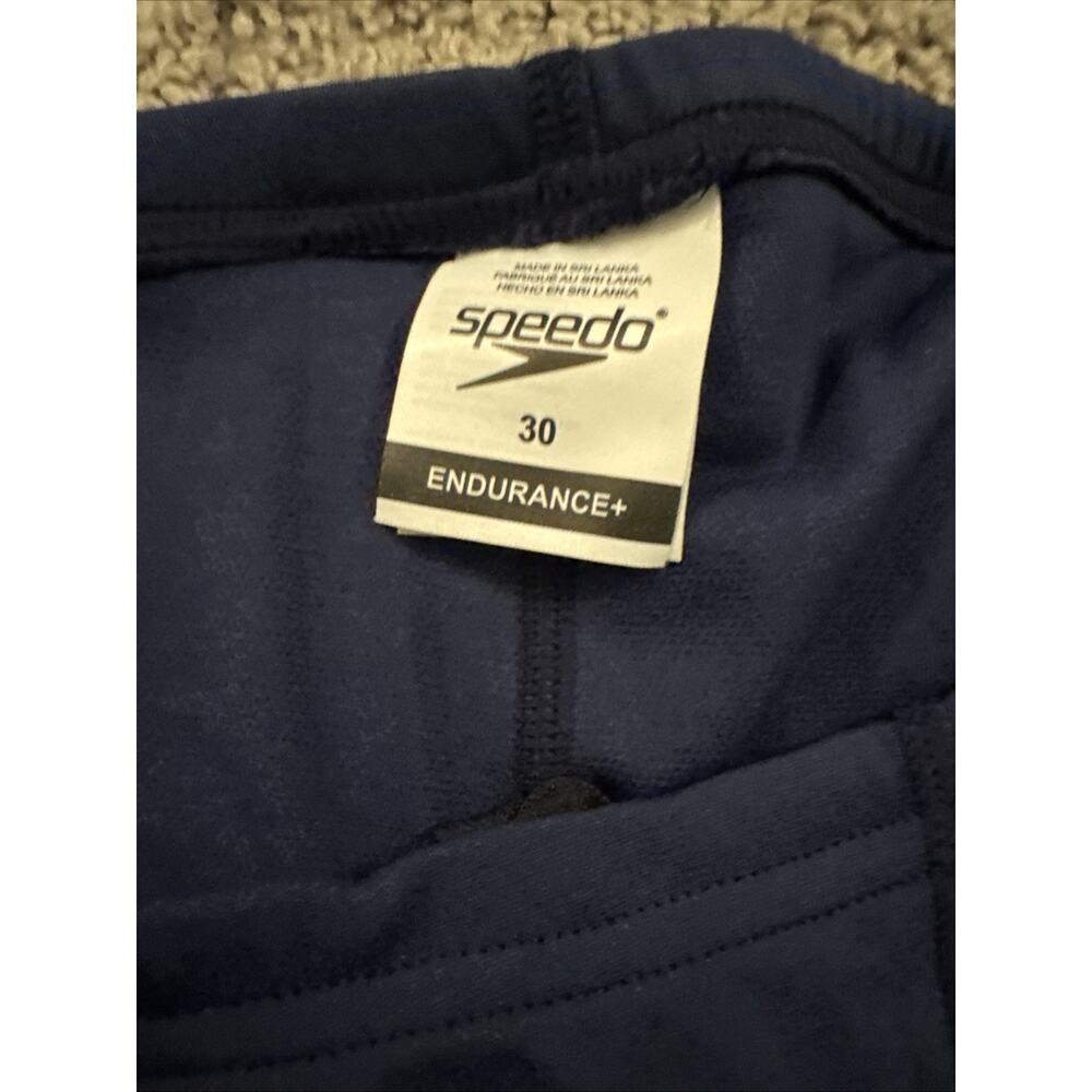 Speedo Men's Endurance Race Grab Bag Jammer - Navy/Red 30 NWT - Picture 4 of 7
